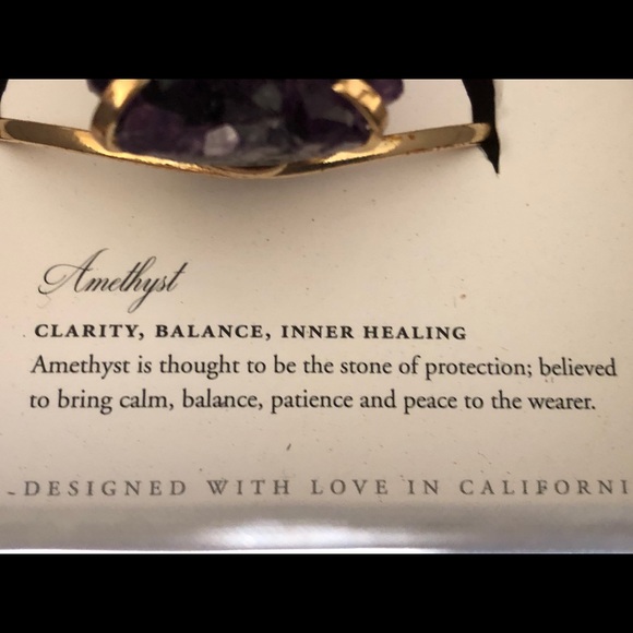 Amethyst Cuff Bracelet - Picture 3 of 5